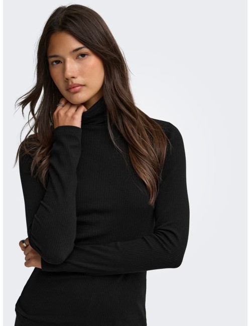 TOP PUNTO FINO CUELLO CISNE NEGRO