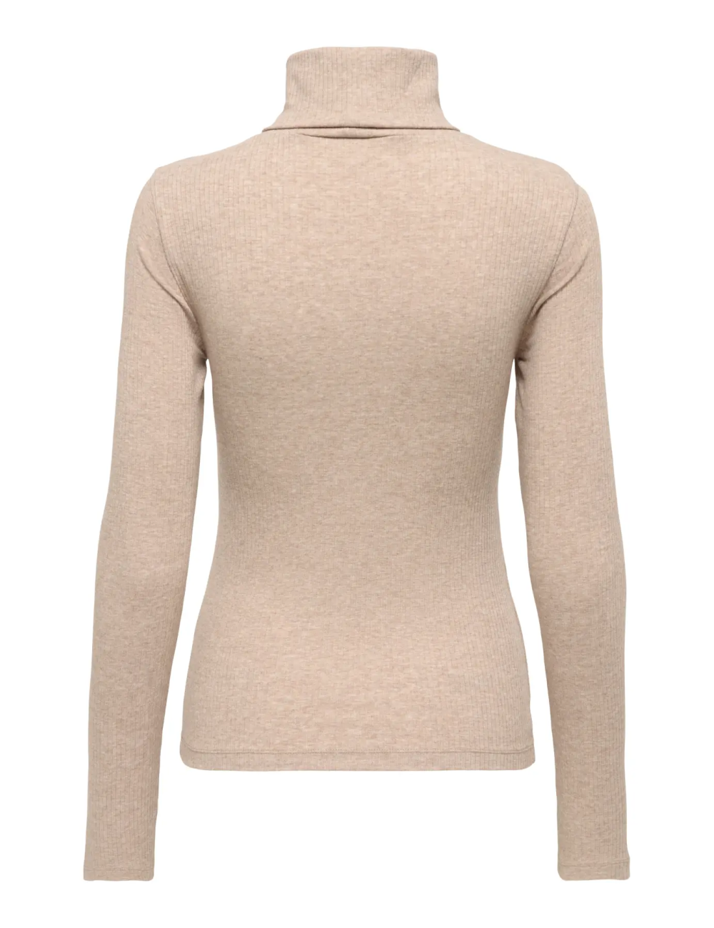 TOP PUNTO FINO CUELLO CISNE BEIGE