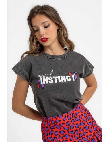 CAMISETA SIN MANGAS CORTE CANALLA ANIMAL INSTINCT