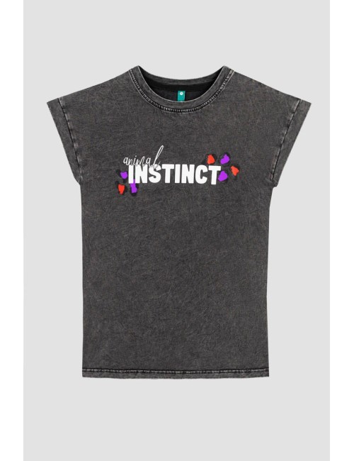 CAMISETA SIN MANGAS CORTE CANALLA ANIMAL INSTINCT
