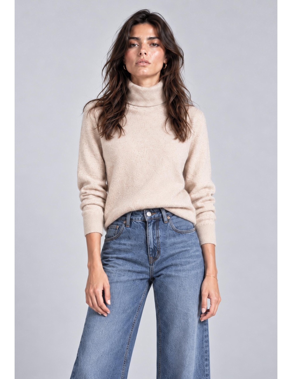 JERSEY CUELLO CISNE CAMEL