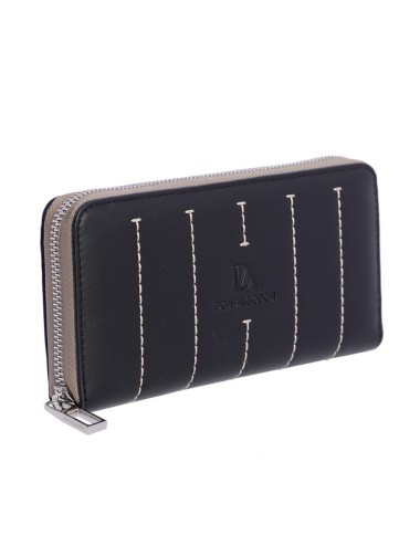 CARTERA GRANDE PESPUNTES EN CONTRASTE NEGRO