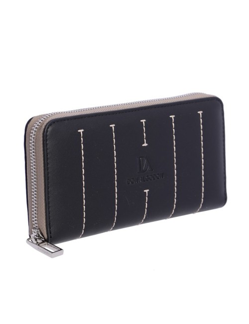 CARTERA GRANDE PESPUNTES EN CONTRASTE NEGRO