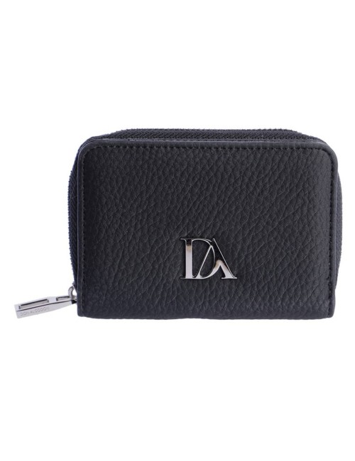 CARTERA MEDIANA POLIPIEL NEGRA DON ALGODÓN