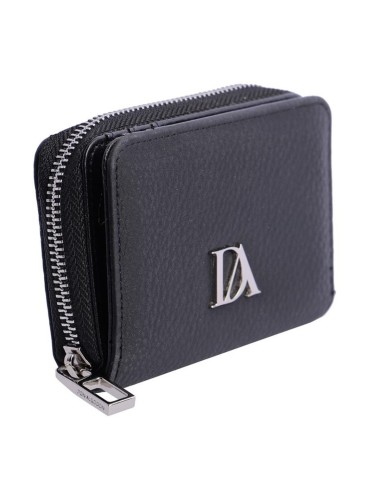 CARTERA MEDIANA POLIPIEL NEGRA DON ALGODÓN