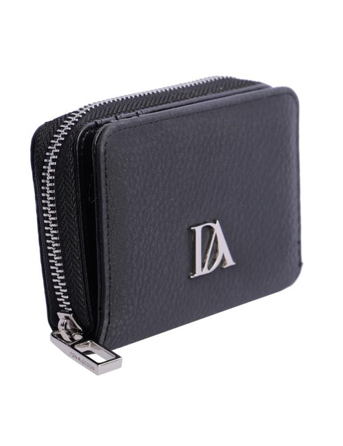 CARTERA MEDIANA POLIPIEL NEGRA DON ALGODÓN