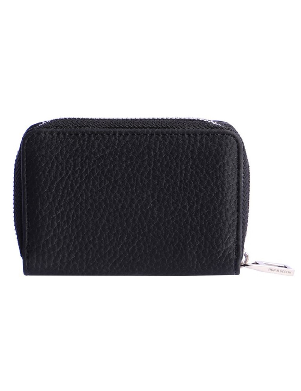 CARTERA MEDIANA POLIPIEL NEGRA DON ALGODÓN