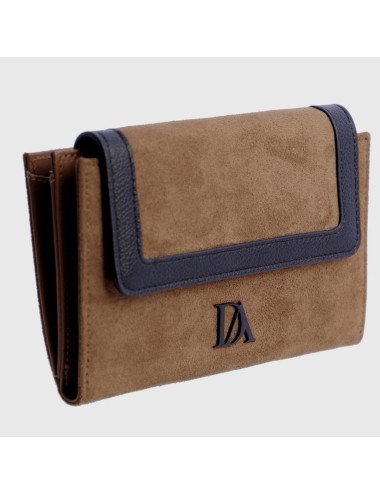 CARTERA GRANDE ANTELINA CON POLIPIEL CAMEL DON ALGODÓN