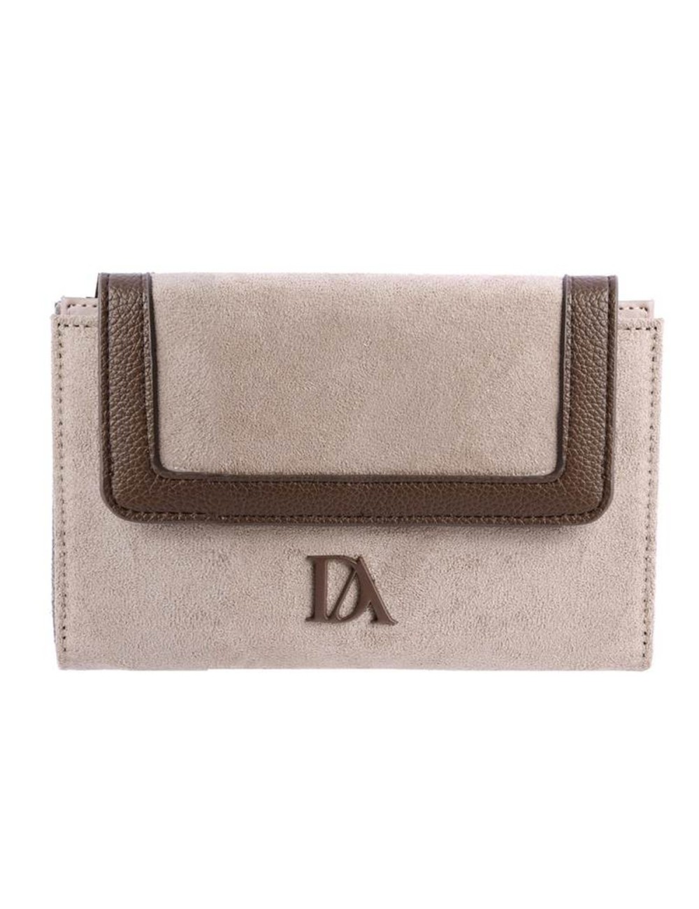 CARTERA GRANDE ANTELINA CON POLIPIEL BEIGE DON ALGODÓN