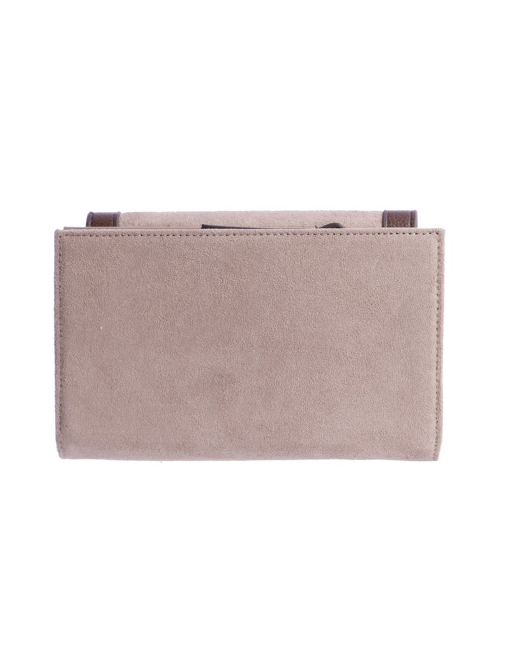 CARTERA GRANDE ANTELINA CON POLIPIEL BEIGE DON ALGODÓN