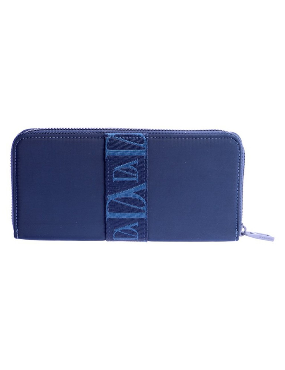 CARTERA GRANDE NYLON CON BANDA LOGOTIPADA AZUL MARINO DON ALGODÓN