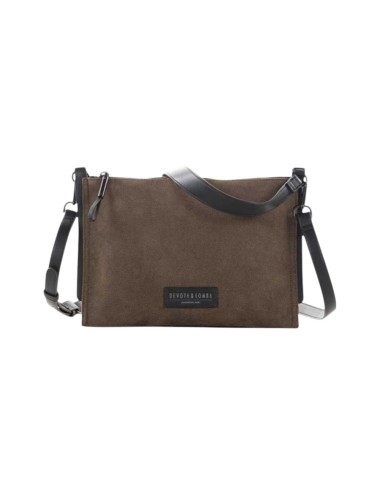 BOLSO BANDOLERA DEVOTA & LOMBA AURA MARRÓN