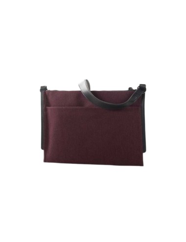 BOLSO BANDOLERA DEVOTA & LOMBA AURA BURDEOS