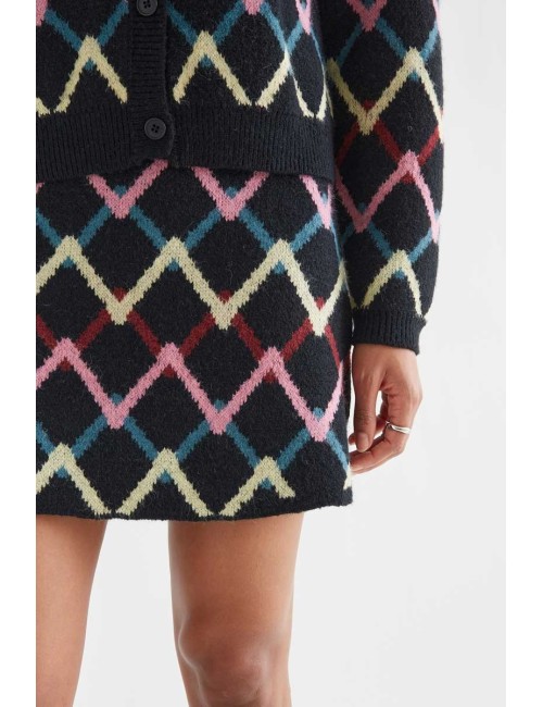 FALDA CORTA CON ESTAMPADO SKEIN