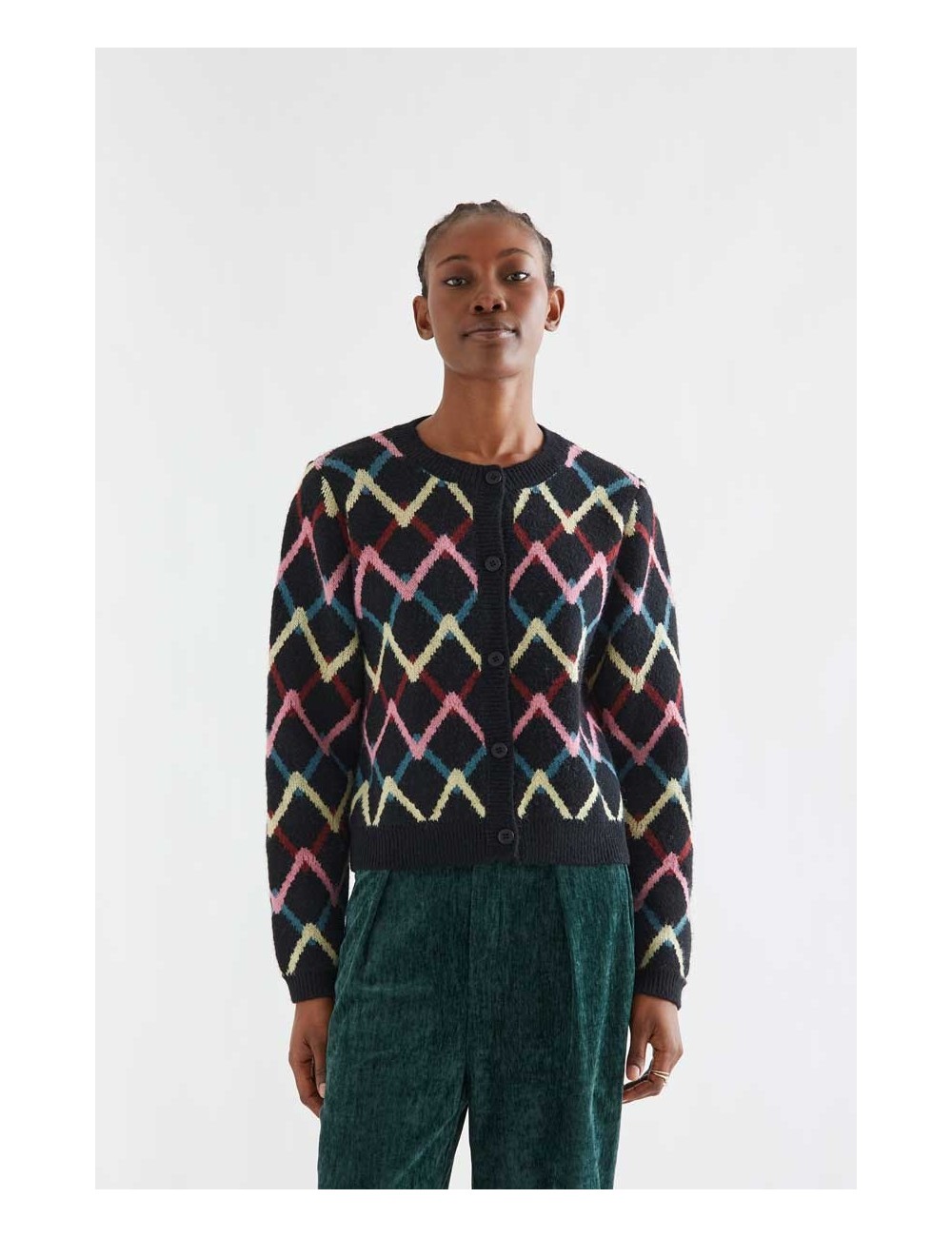 CÁRDIGAN CON ESTAMPADO SKEIN