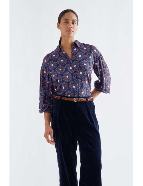 CAMISA CON ESTAMPADO CHOCOLATE FLOWER