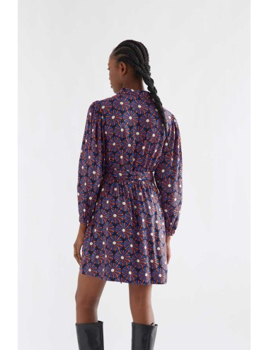 VESTIDO CORTO CON ESTAMPADO CHOCOLATE FLOWER