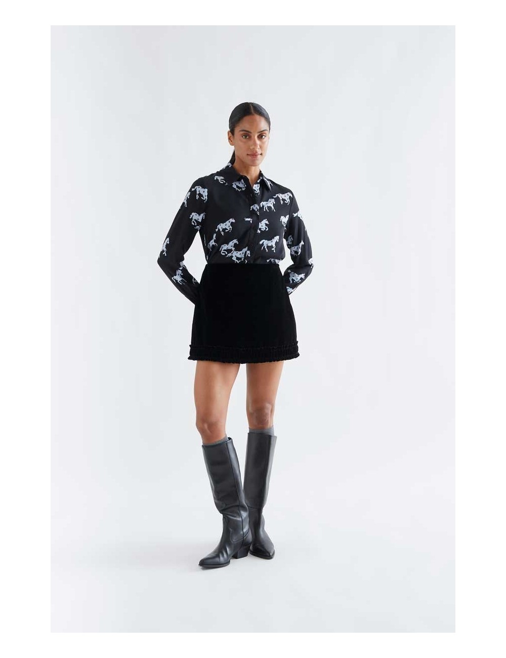 CAMISA CON ESTAMPADO HORSE
