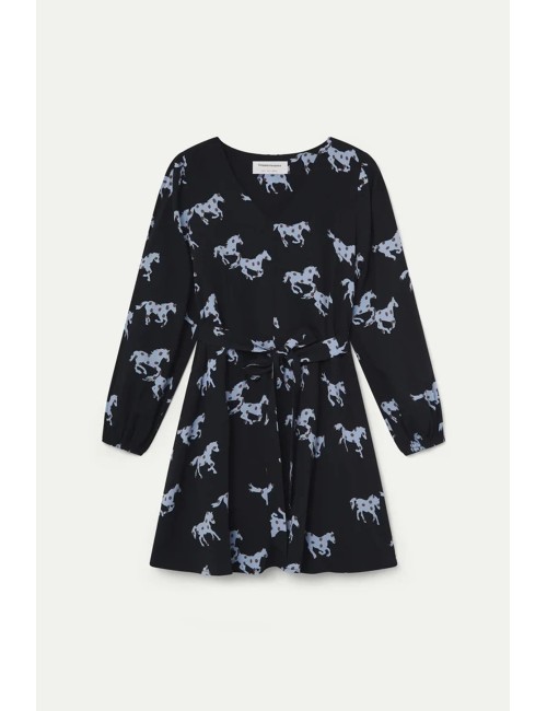 VESTIDO CORTO ESTAMPADO HORSE