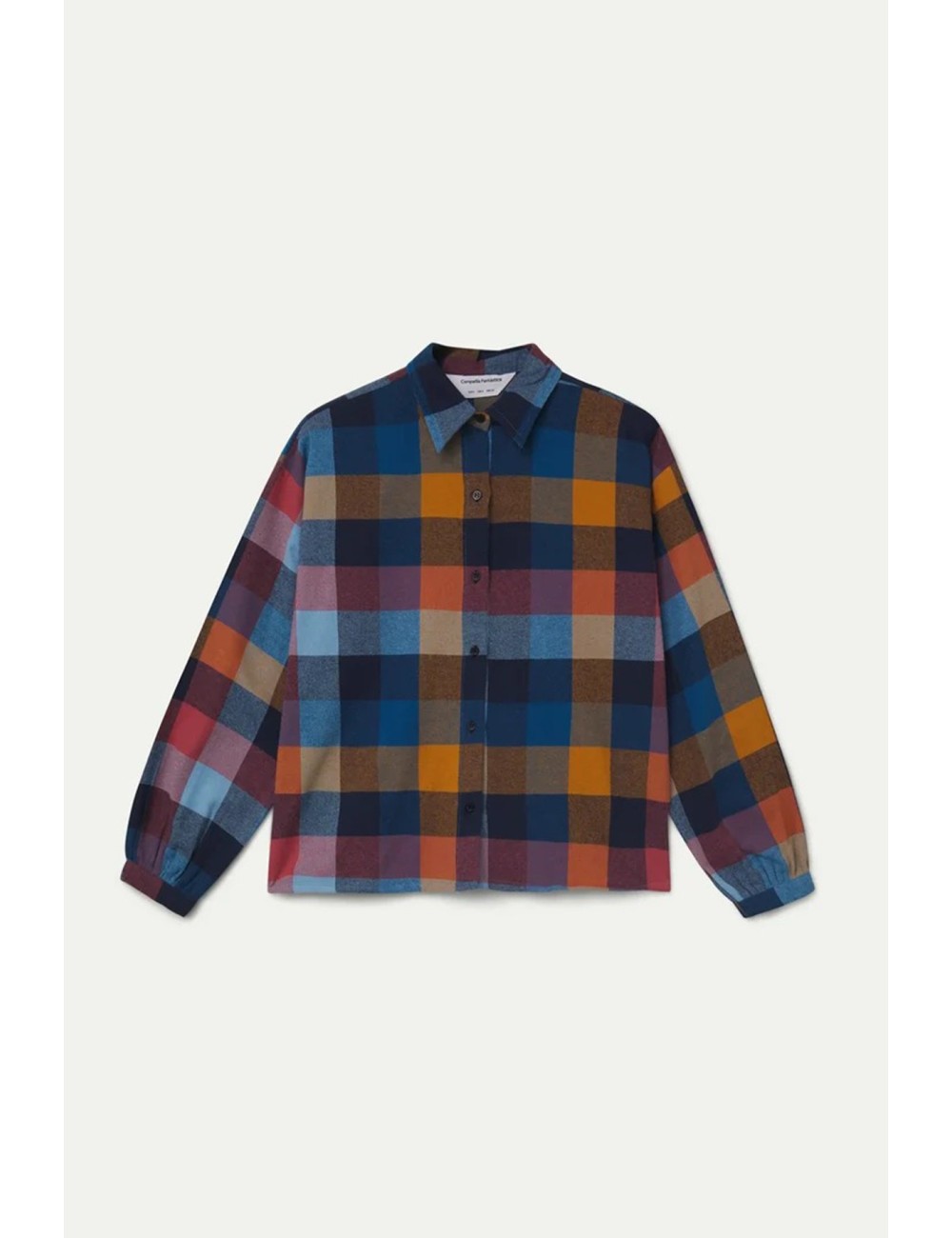 CAMISA 100% ALGODÓN DE CUADROS MULTICOLORES