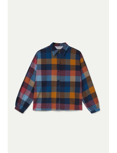 CAMISA 100% ALGODÓN DE CUADROS MULTICOLORES