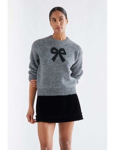 JERSEY GRIS CON ESTAMPADO LAZO