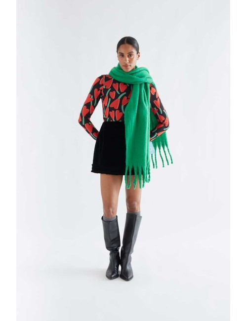 CAMISETA CON ESTAMPADO CICLAMEN
