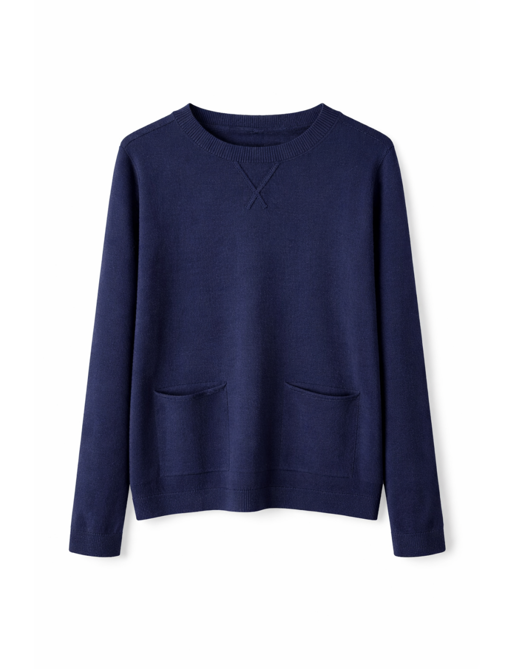 JERSEY ZIG-ZAG AZUL MARINO